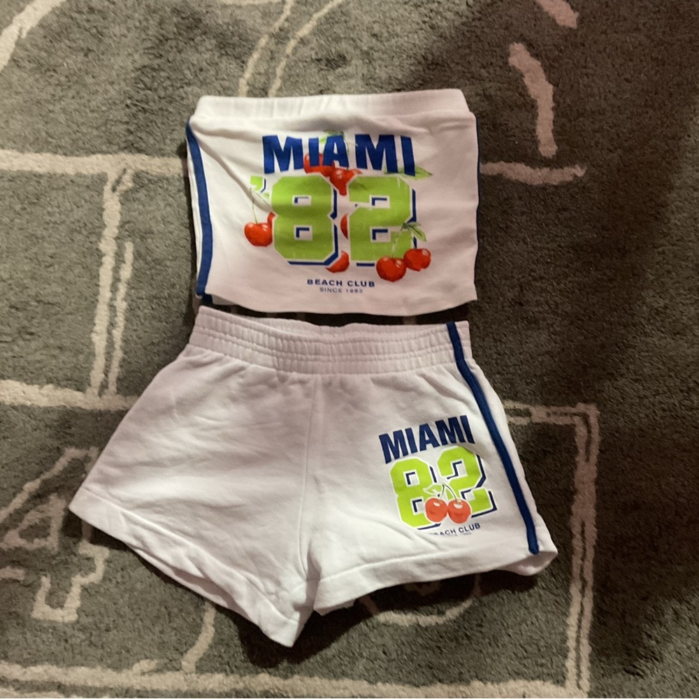 Zara White and Pink Top